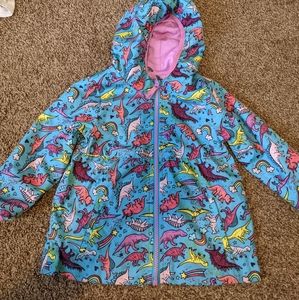 Cat & Jack toddler girl dinosaur raincoat
